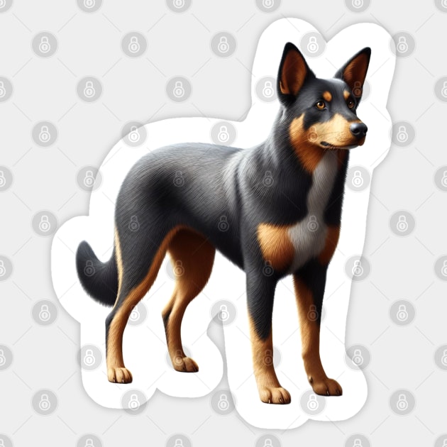 Australian Kelpie Sticker by millersye